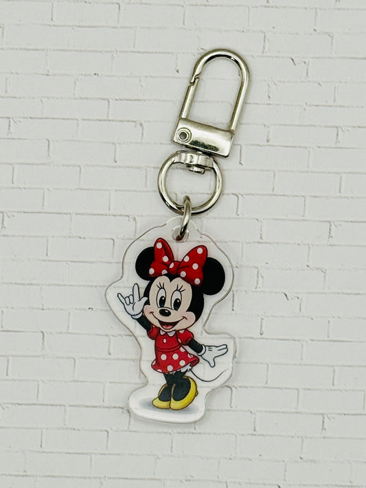 Mini Bow Mouse ILY Bag Charm