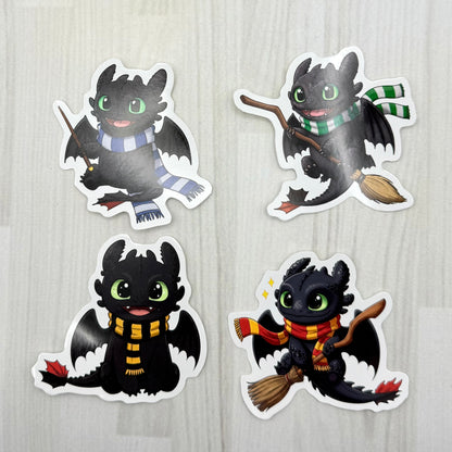 Night Dragon Wizard Class Stickers