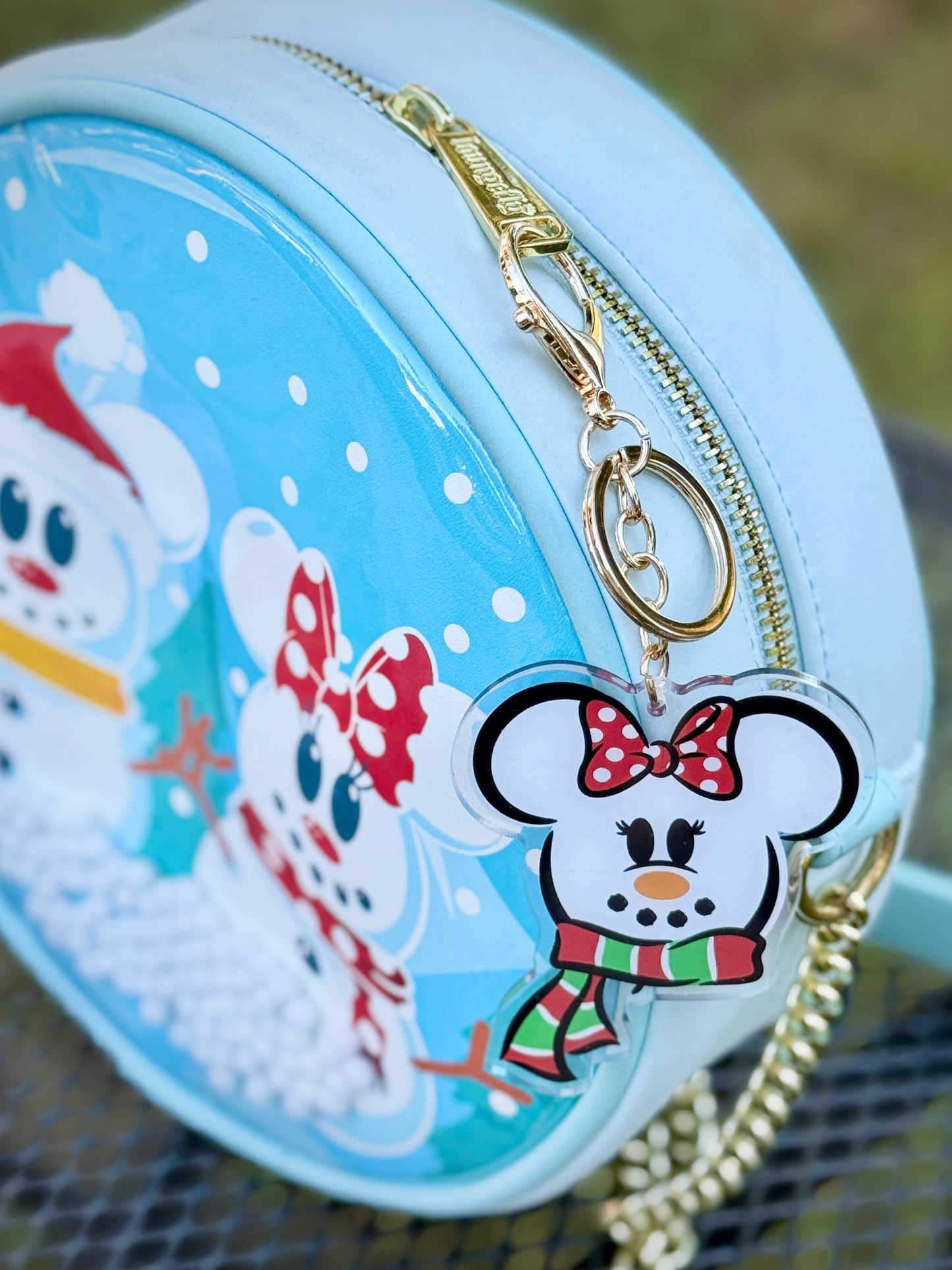 Large Winter Snowmouse Keychain