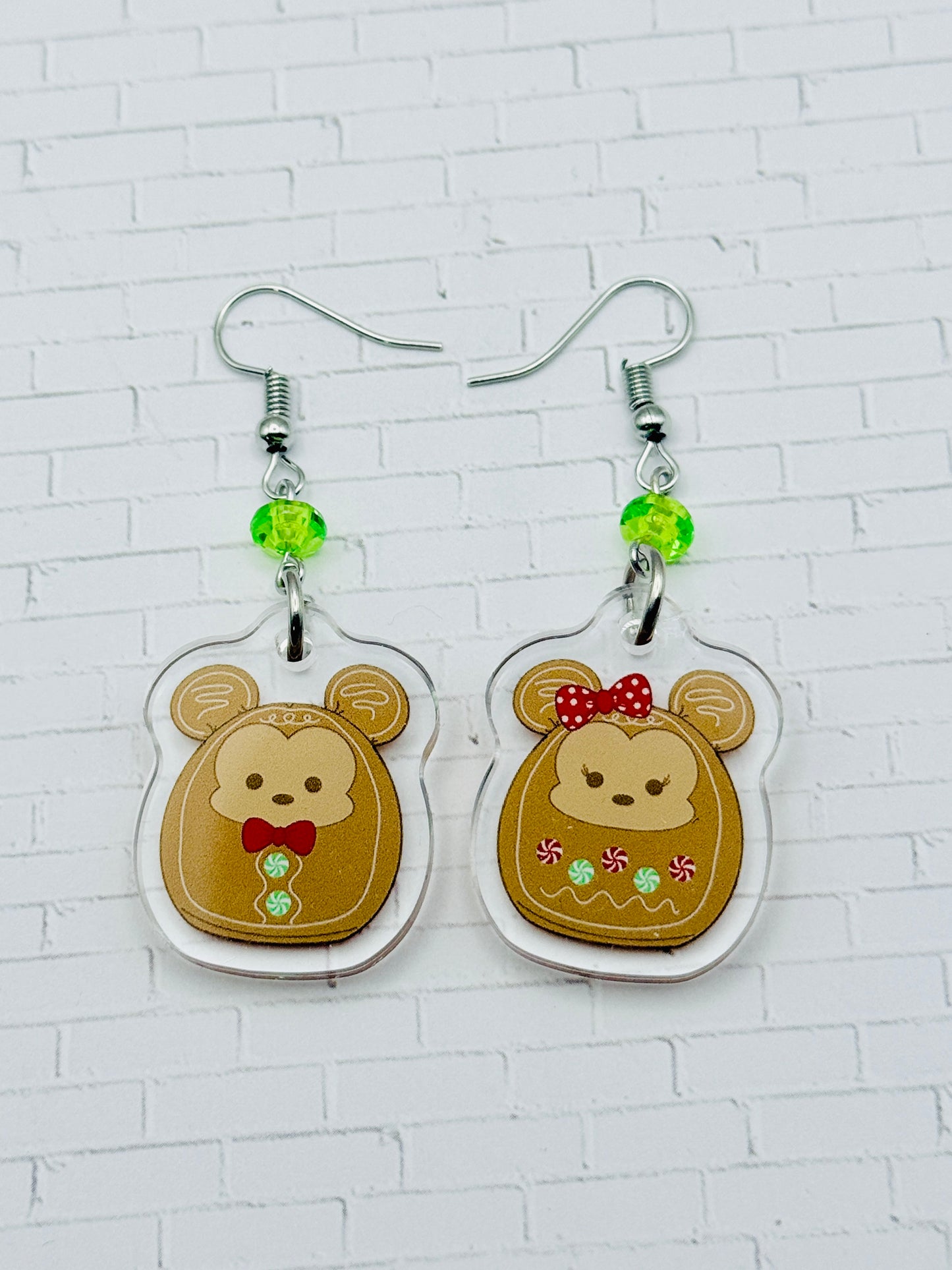 Squishy Ginger Mouse Earrings