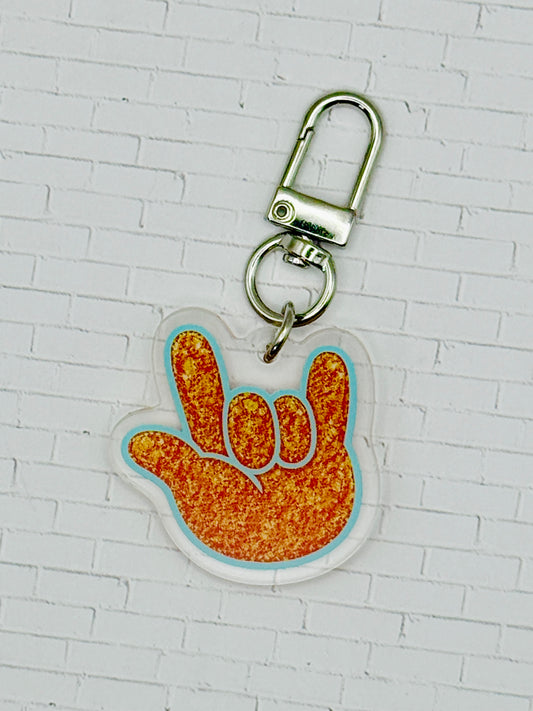 Life of a Deaf Girl ILY Bag Charm