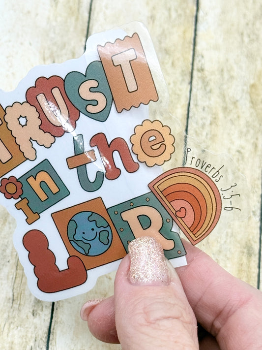 Trust In The Lord Sticker
