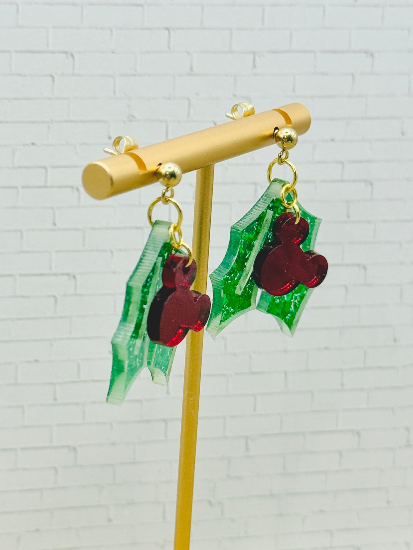 Holly Mouse Earrings