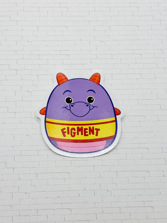 Figgy Squish Pillow Sticker