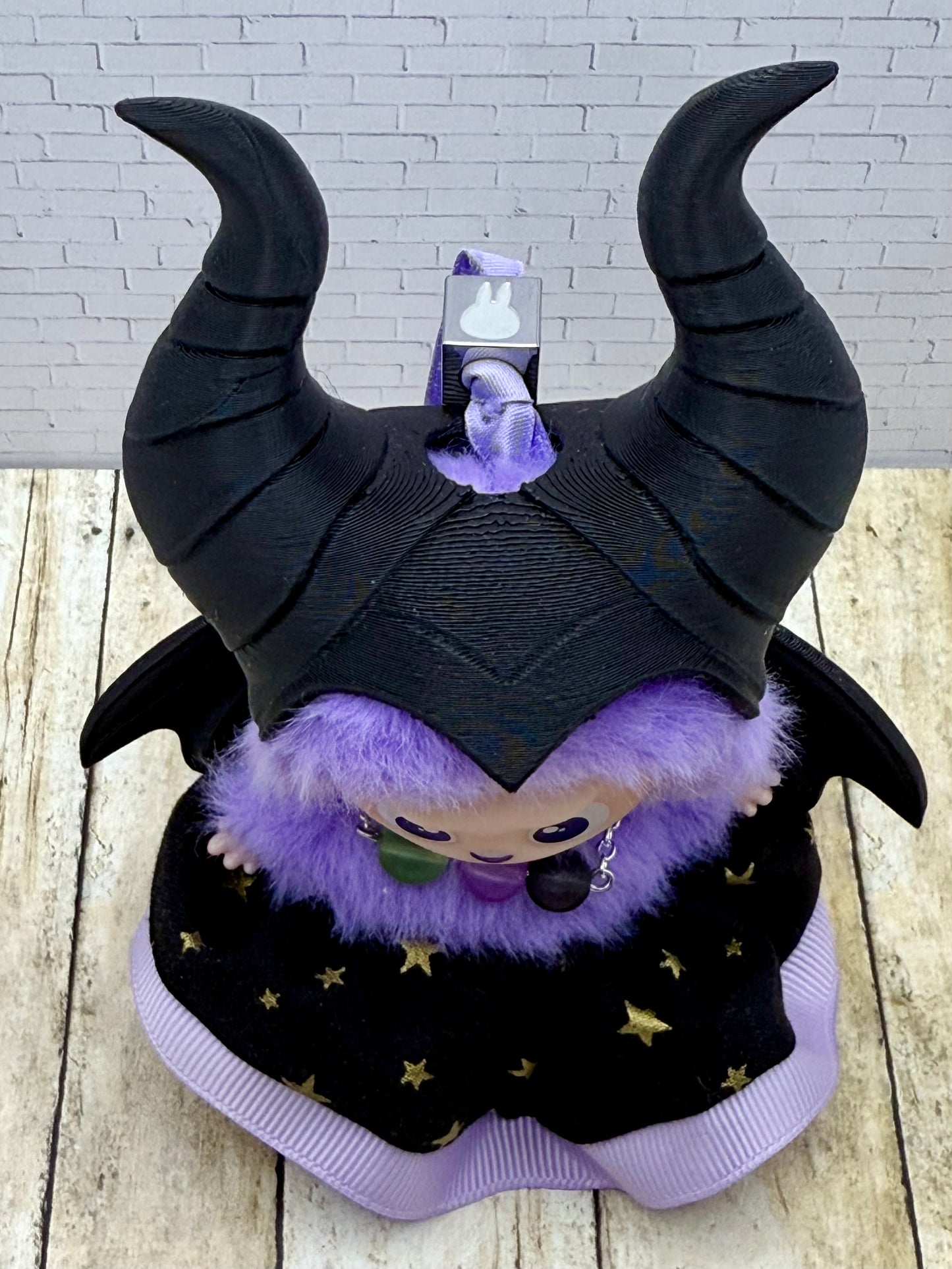 Plush Villain Horned Hat