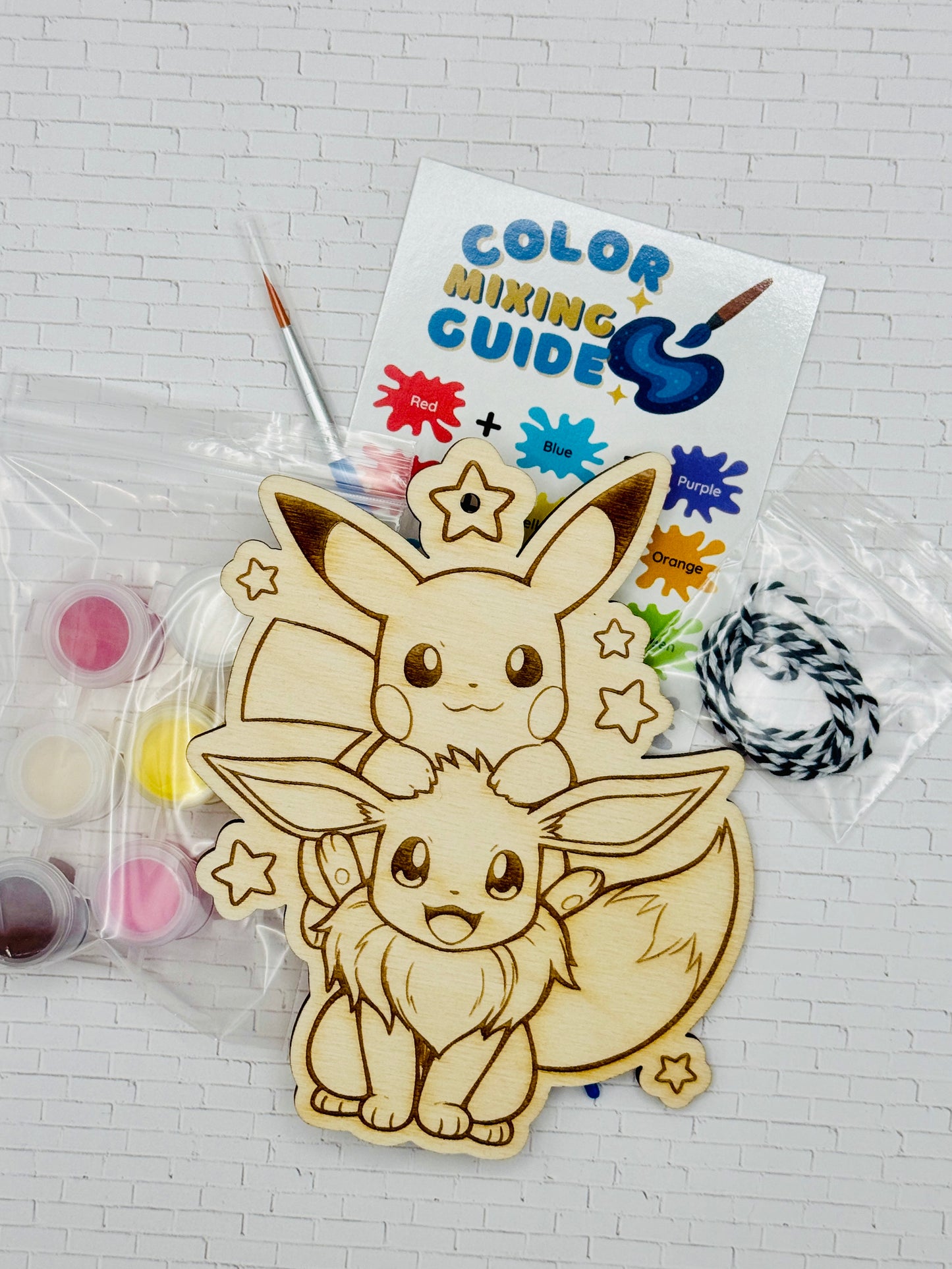 Pika Eevee BFF Paint Kit