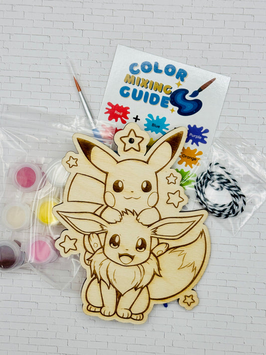 Pika Eevee BFF Paint Kit