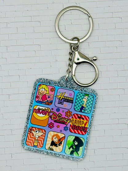 DCOM Glitter Keychain