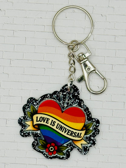 Love is Universal Keychain