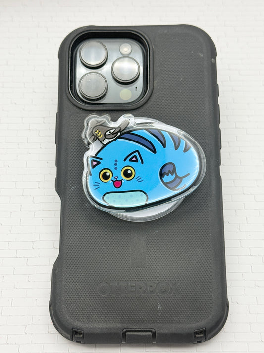 Derpy Loaf Cat + Friend Phone Grip