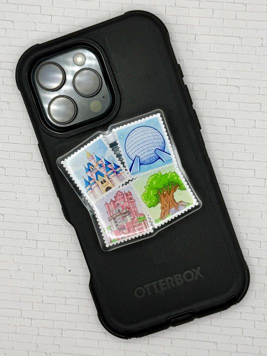 Four Park Stamp Phone Grip