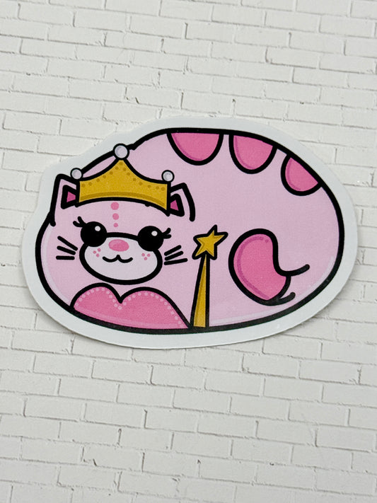 Bubble Princess Loaf Cat Sticker