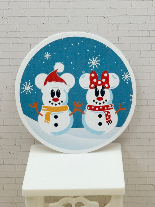 Snowglobe Snowmouse Sticker