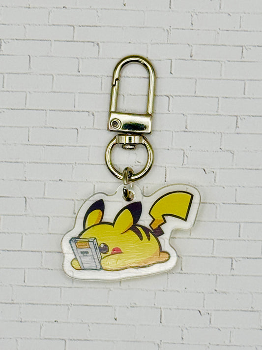 Retro Gamer Pika Bag Charm