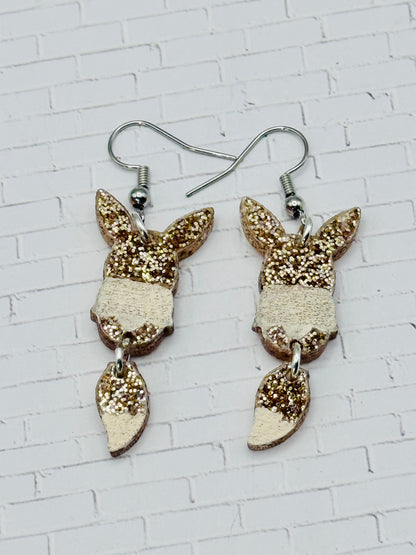 Eevee Acrylic Dangle Earrings