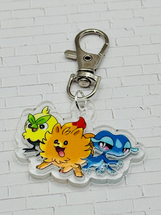 Gen 10 Starter Trio Bag Charm