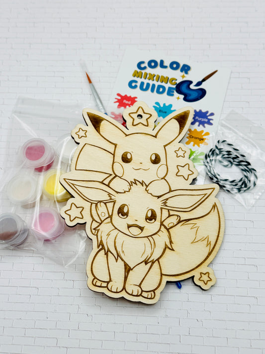 Pika Eevee BFF Paint Kit