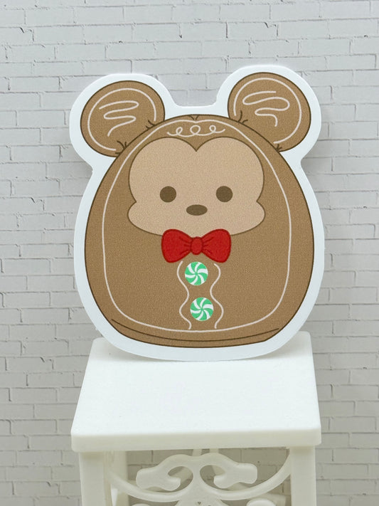 Squishy Gingerbread Mouse Stickers