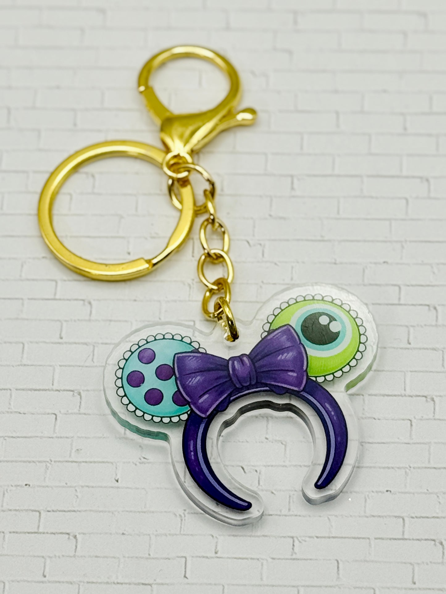 Monster University Ears Keychain