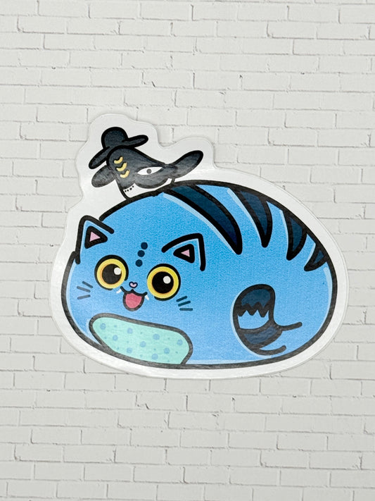 Derpy Loaf Cat Sticker