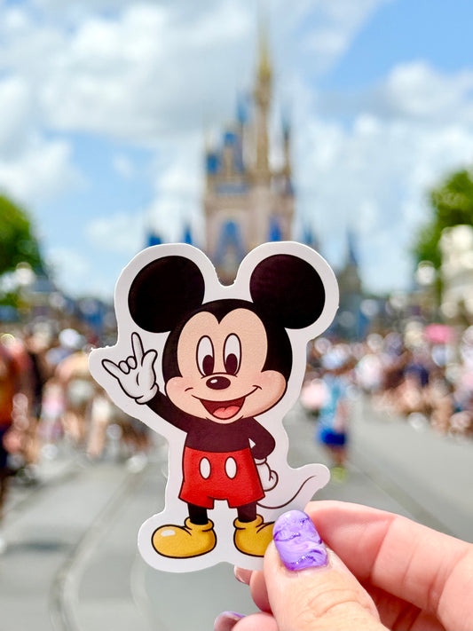 Mouse & Friends ILY Stickers