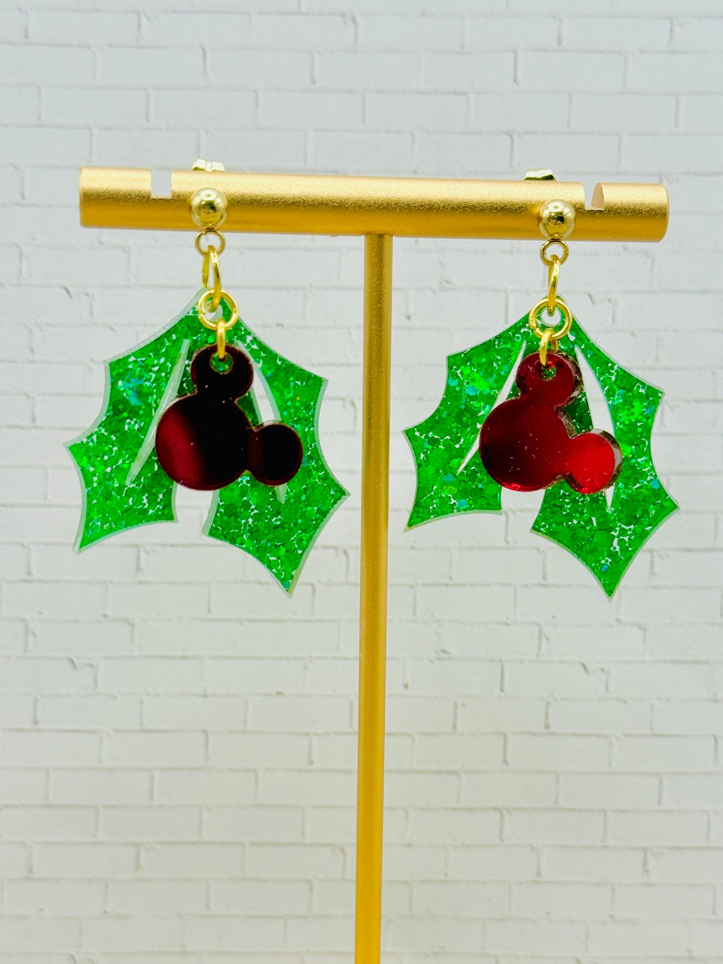 Holly Mouse Earrings