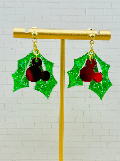 Holly Mouse Earrings