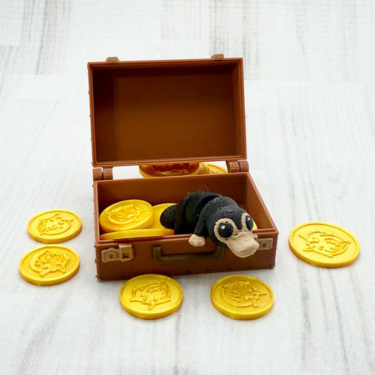 Flexi Niffler with Coins & Suitcase