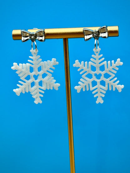 Magical Mouse Snowflake Earrings