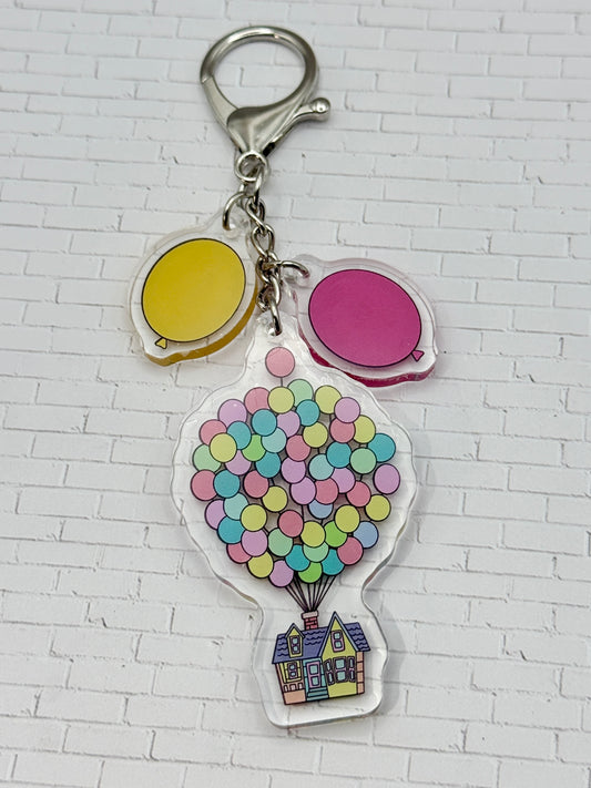 Balloon House Adventure Keychain