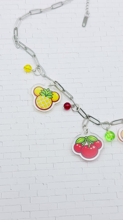 Fruit Mouse Charm Necklace
